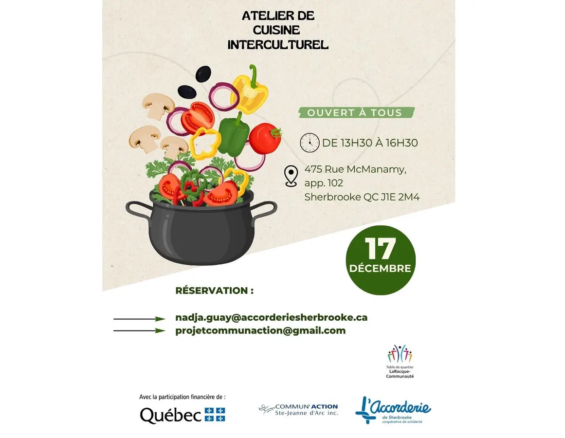 Atelier de cuisine interculturel